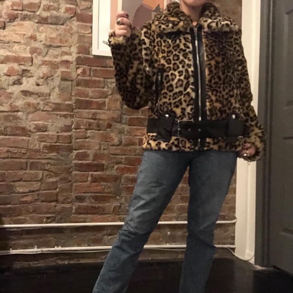 BLANK NYC : leopard jacket / coat - Picture 6 of 6